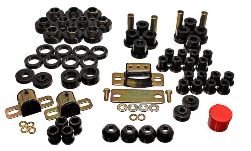 Energy Suspension — Energy Suspension 80-86 Jeep CJ7 Black Hyper-Flex Master Bushing Set
Master Bushing Kit - view 3