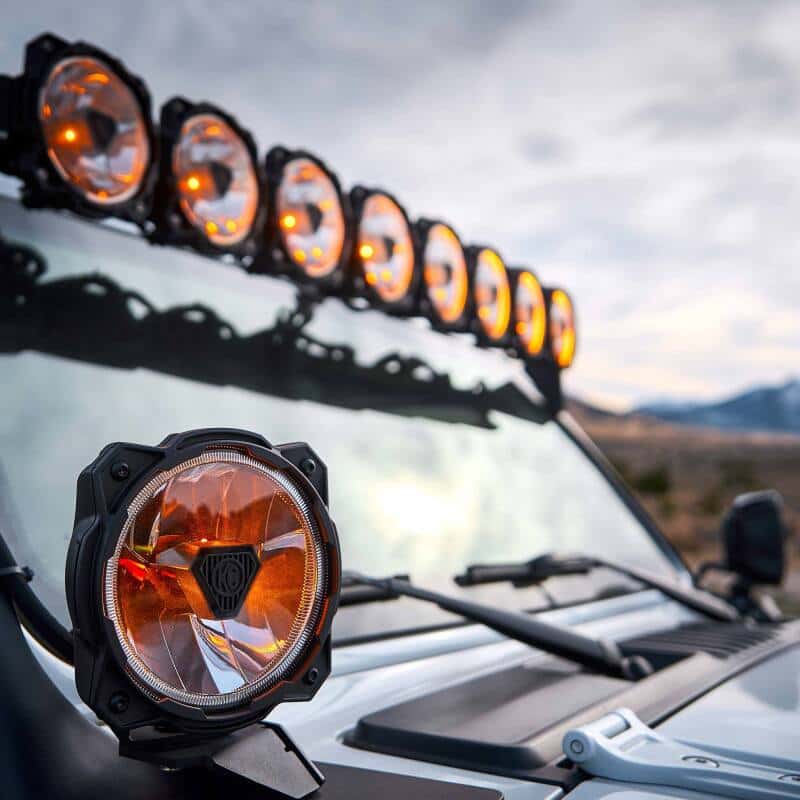 KC HiLiTES — KC HiLiTES Gravity Titan LED 6in. - Single Light (Spot Beam) - view 5