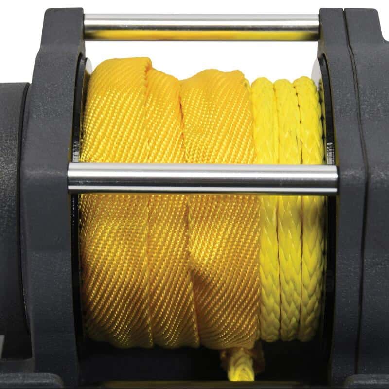 Superwinch — Superwinch 2500 LBS 12V DC 3/16in x 40ft Synthetic Rope Terra 2500SR Winch - Gray Wrinkle - view 14