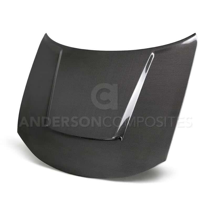 Anderson Composites — Anderson Composites 15-18 Dodge Charger Type DM (Demon Style) Carbon Fiber Hood - view 1
