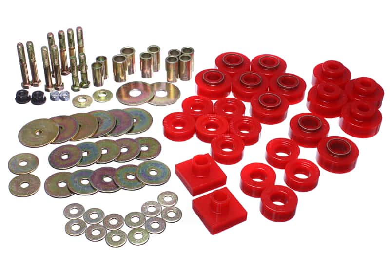 Energy Suspension — Energy Suspension 68-72 Oldsmobile Cutlass Red Body Mount Set
BodyMntBshKt - view 2