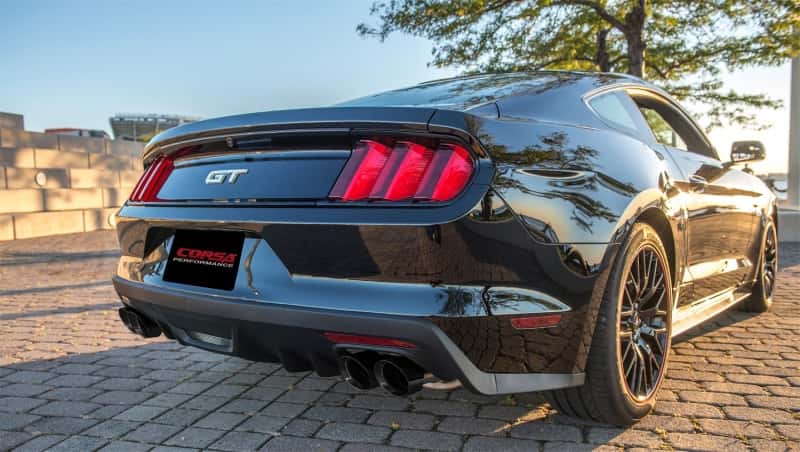 CORSA Performance — Corsa 2015-2017 Ford Mustang GT 5.0 3in Axle Back Exhaust Black Quad Tips (Sport)
Exhaust - view 4