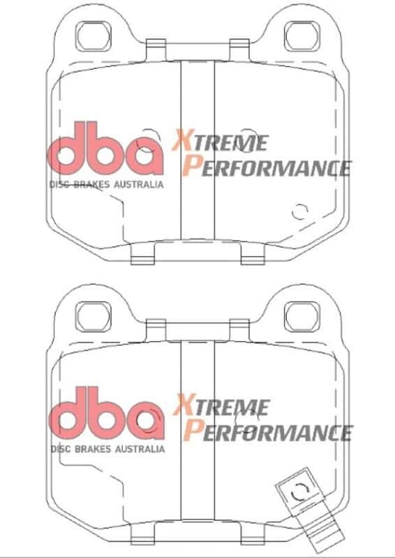 DBA — DBA 03-06 EVO / 04-09 STi / 03-07 350Z Track Edition/G35 w/ Brembo XP650 Rear Brake Pads
Brake Pad - view 7