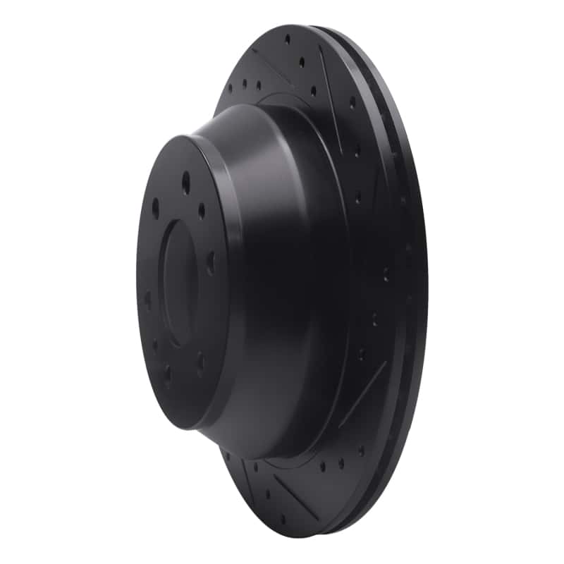 R1 Concepts — R1 02-09 Buick Rainier Rear Right Drilled & Slotted Black Brake Rotor
R1 Brake Rotor Drill - view 2