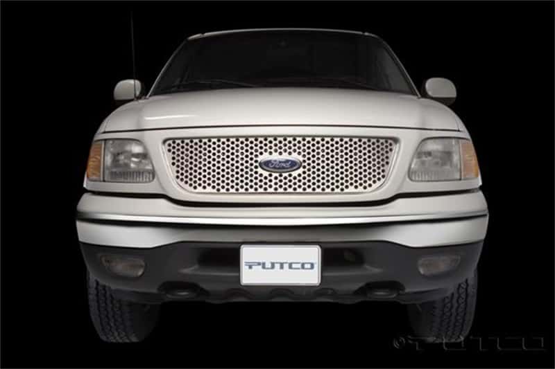 Putco — Putco 97-98 Ford F-150 (Honeycomb Grille) Punch Stainless Steel Grilles
Grille Insert - view 1