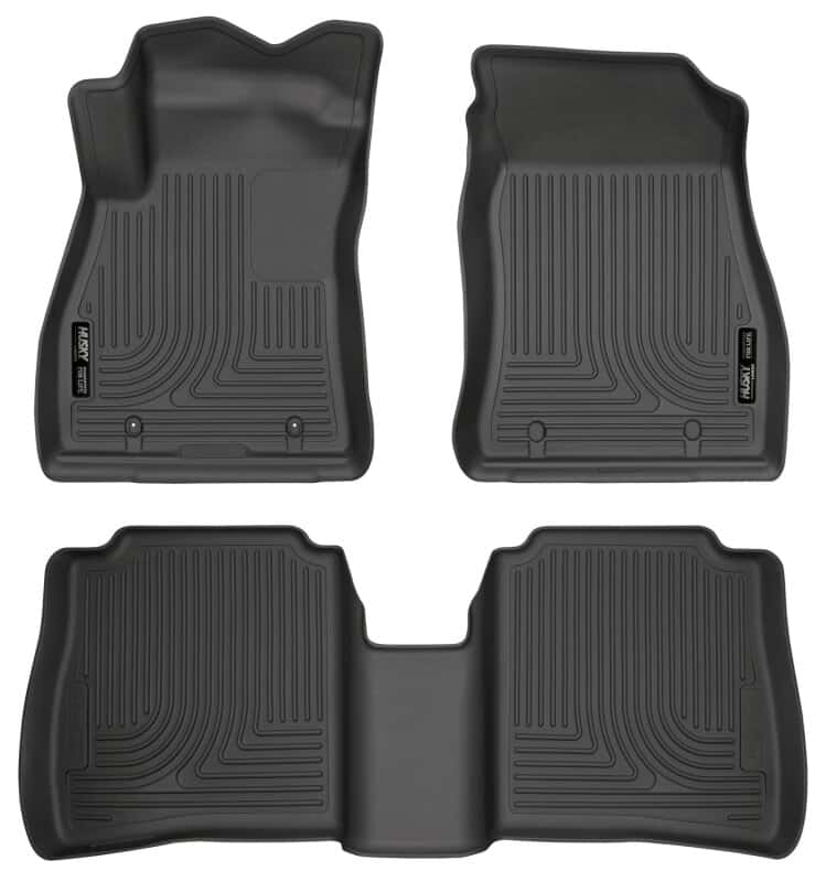 Husky Liners — Husky Liners 14-18 Nissan Sentra Weatherbeater Black Front & 2nd Seat Floor Liners
Floor Liners - view 1