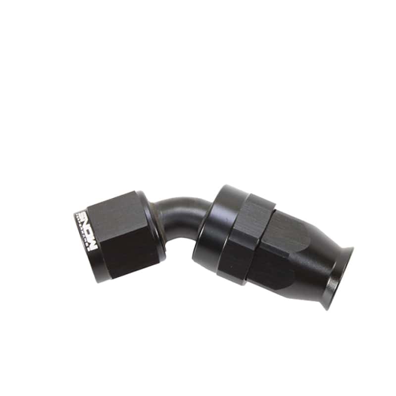 Snow Performance — Snow -8AN 45 Degree PTFE Hose End (Black)
PTFE Hose End - view 1
