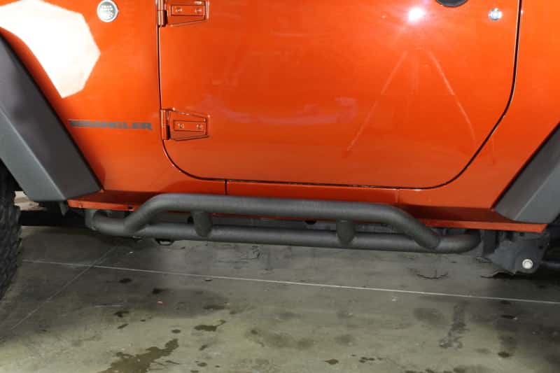Fishbone Offroad — Fishbone Offroad 07-18 Jeep JK 2 Door Wrangler JK Steel Rock Sliders - Blk Textured Powdercoat - view 10
