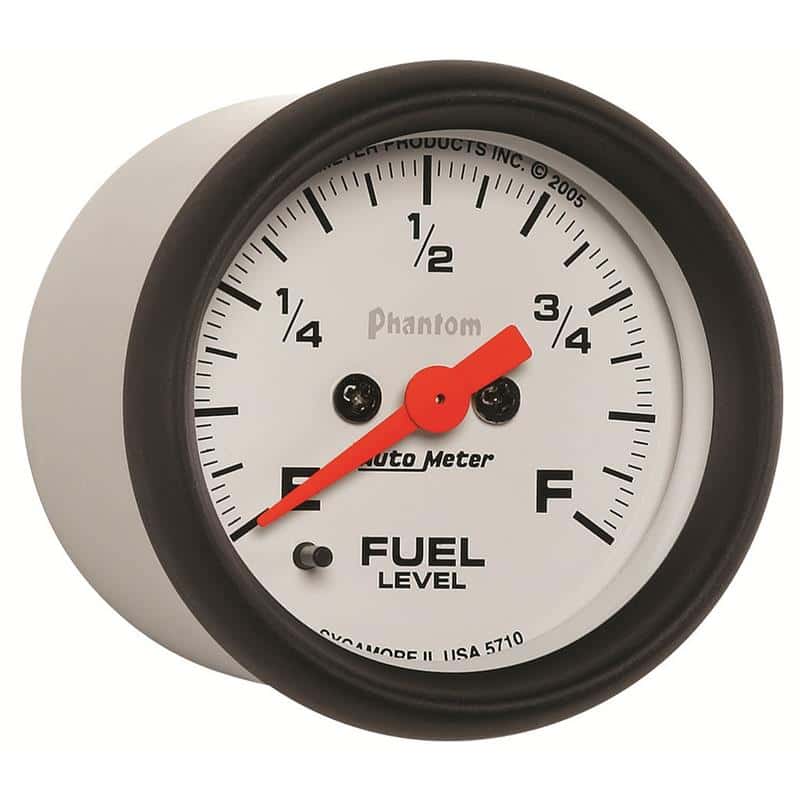 AutoMeter — Autometer Phantom 52mm Full Sweep Electronic Fuel Level Programmable Empty-Full Range
2-1/16" FUEL LEVEL, - view 4