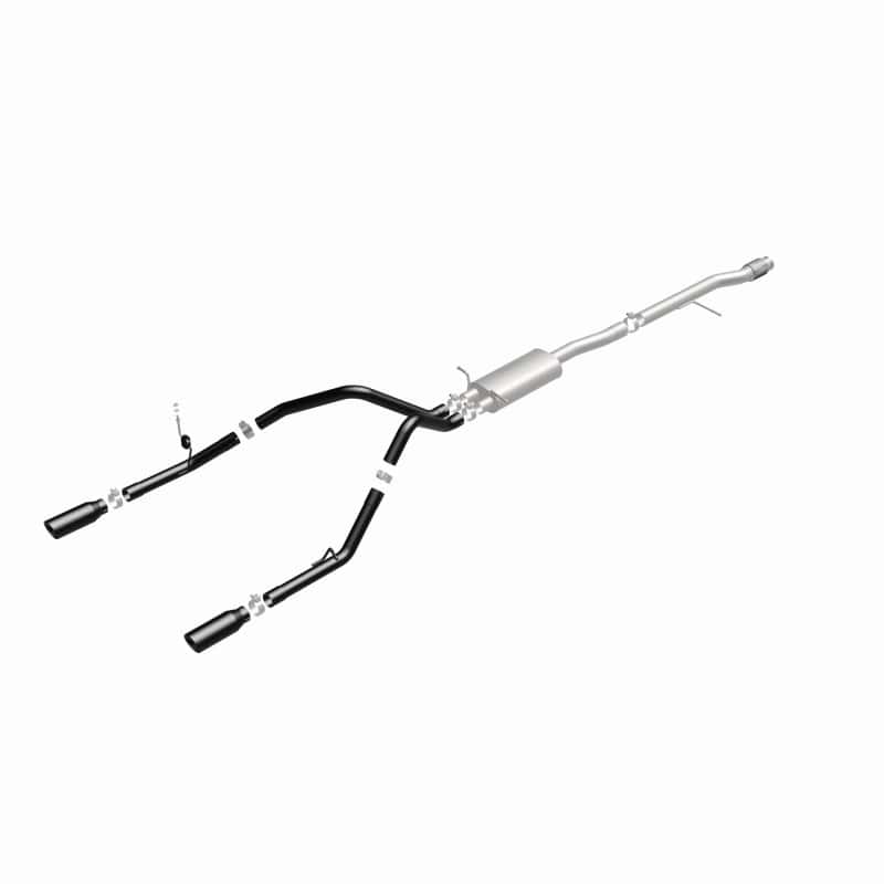 Magnaflow — MagnaFlow SYS Cat-Back 4in Black Dual Split Rear Tips 14-15 Chevy Silverado/GMC Sierra 4.3L-5.3L
Cat-Back - view 2
