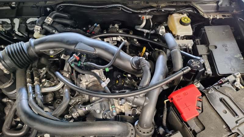 J&L — J&L 24-25 Ford Ranger Raptor 3.0L PCV Side Oil Separator - Black Anodized
Oil Separator - view 3