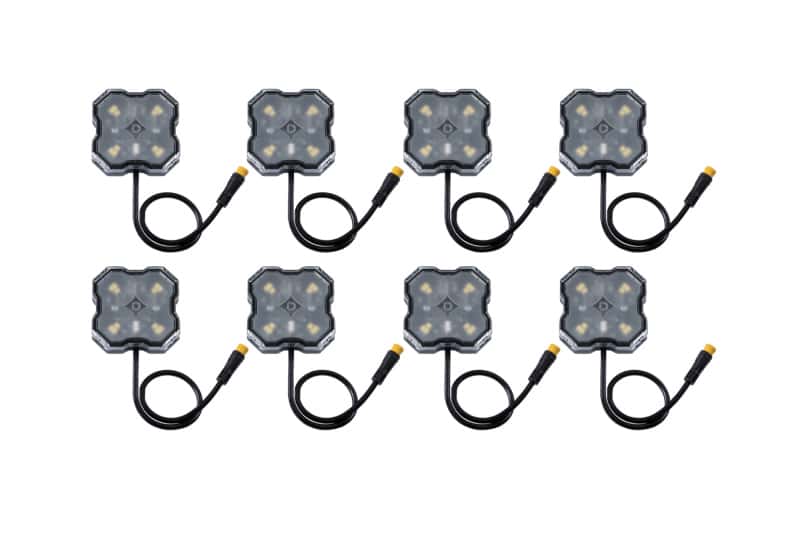 Diode Dynamics — Diode Dynamics Stage Series SXS Rock Light Installer Kit - RGBW M8 (8-pack) - view 10