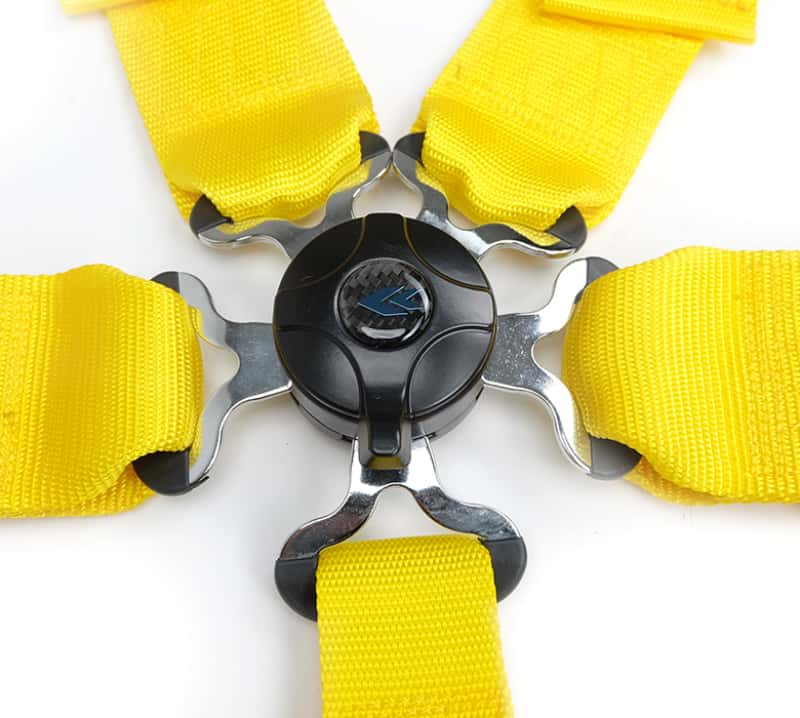 NRG — NRG 5PT 3in. Seat Belt Harness / Cam Lock - Yellow - view 3