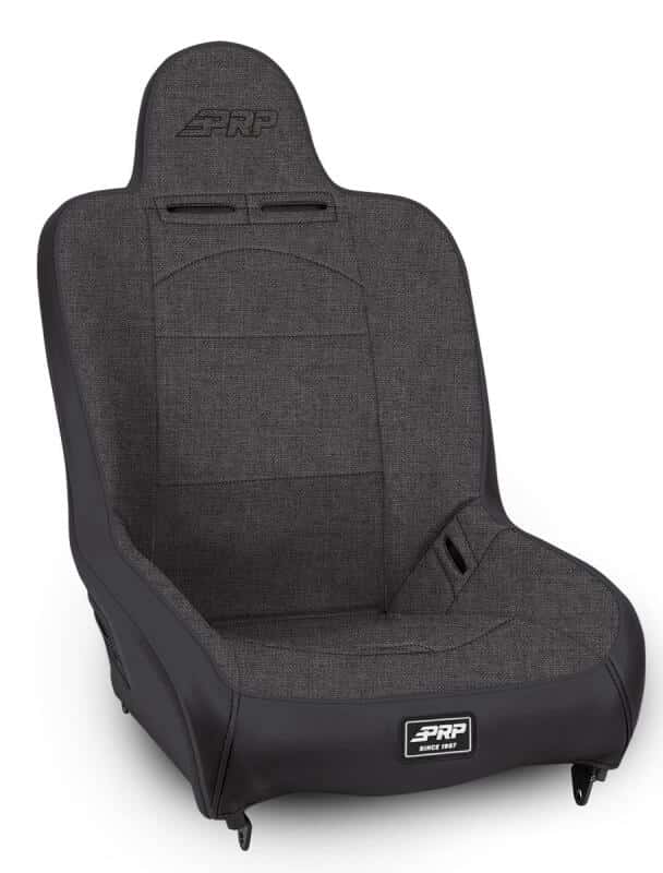 PRP Seats — PRP Premier High Back Suspension Seat (Two Neck Slots) - All Grey
Seat - view 2