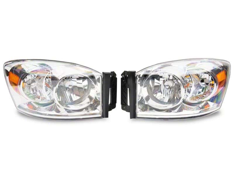 Raxiom — Raxiom 06-08 Dodge RAM 1500 Axial Series OEM Style Rep Headlights- Chrome Housing (Clear Lens)
Headlights - view 2