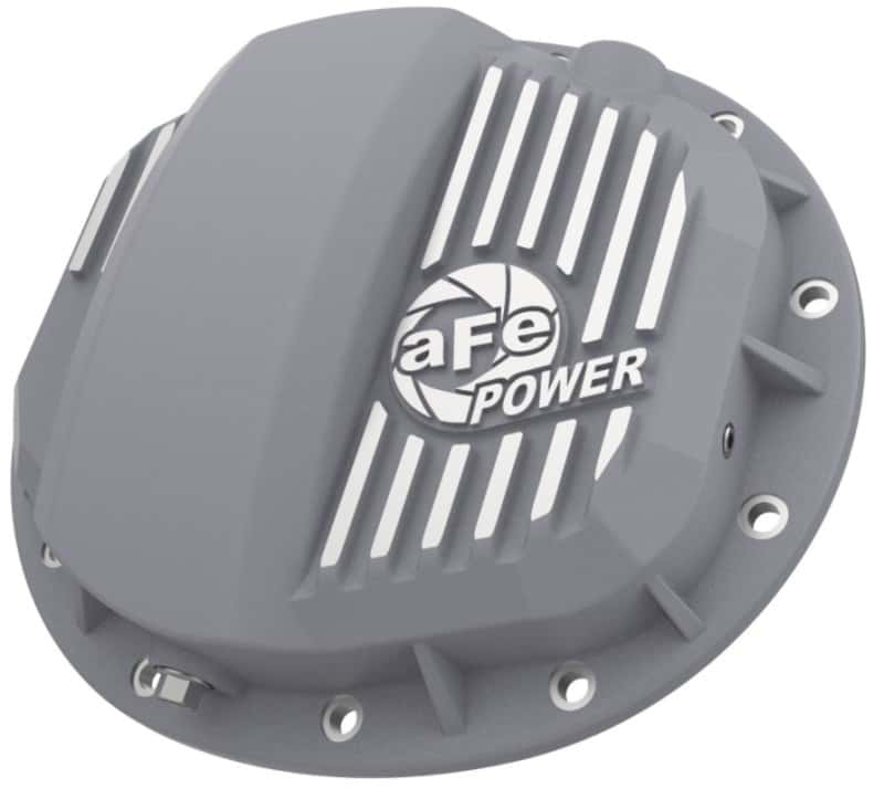 aFe — aFe Pro Series GMCH 9.5 Rear Diff Cover Raw w/ Machined Fins 19-20 GM Silverado/Sierra 1500
Differential Cover - view 2