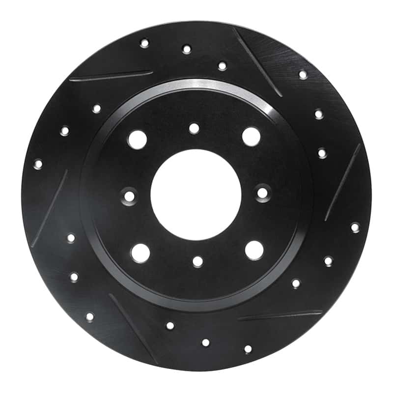 R1 Concepts — R1 86-96 Acura Legend Rear Right Drilled & Slotted Black Brake Rotor
R1 Brake Rotor Drill - view 1