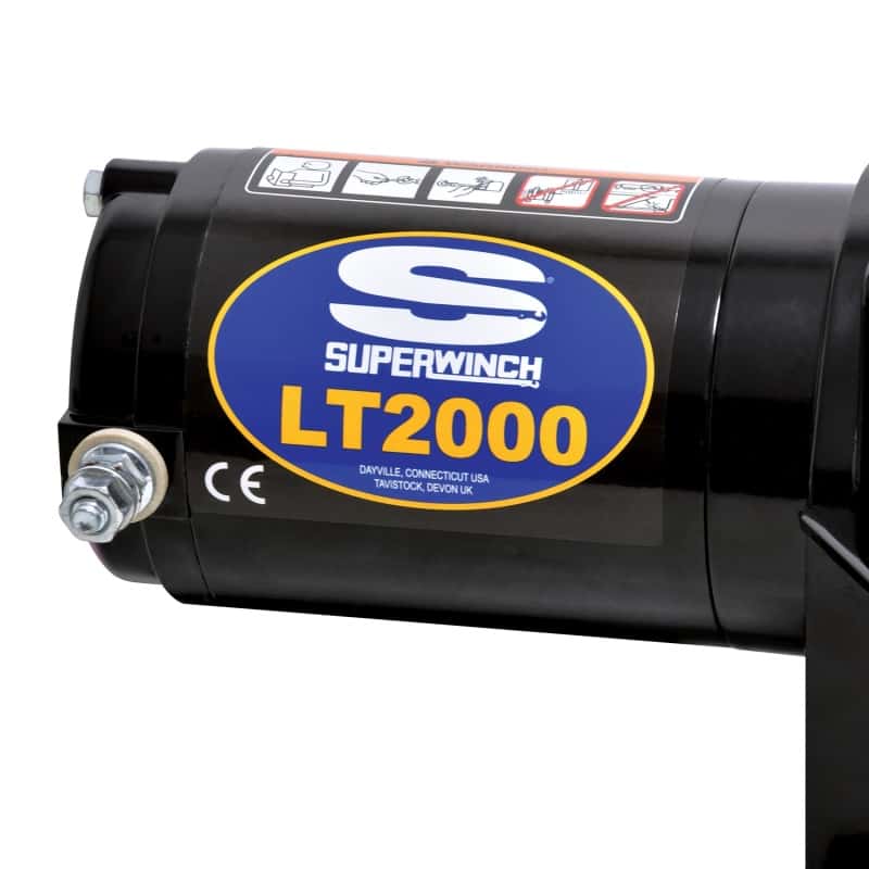 Superwinch — Superwinch 2000 LBS 12V DC 5/32in x 49ft Steel Rope LT2000 Winch
Winch - view 6
