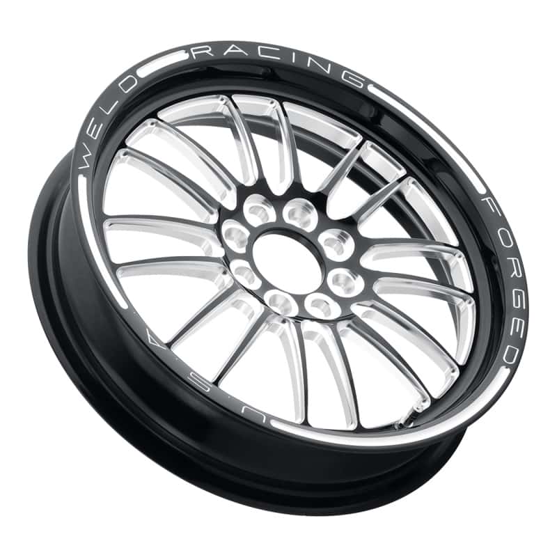 Weld — Weld Tuner Import 15x3.5 / 4x100mm BP / 2.25in. BS 1-Piece Black Wheel - view 2