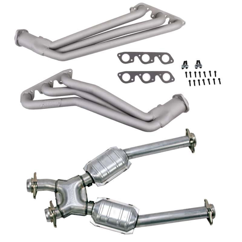 BBK — BBK 99-04 Ford Mustang V6 1-5/8in Long Tube Headers w/High Flow Catted X-Pipe (Ti Ceramic)
Exhaust Header
Exhaust Kit - view 1