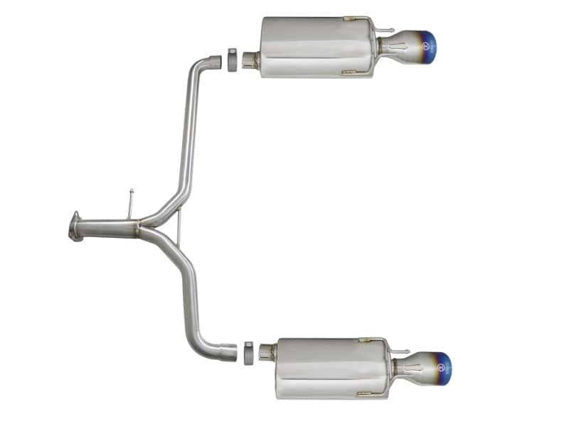 aFe — aFe Takeda 2.25-1.75in 304 SS Axle-Back Exh w/Blue Flame Tips 13-17 Honda Accord Sport Sedan I4-2.4L
Axle-Back Exhaust - view 4