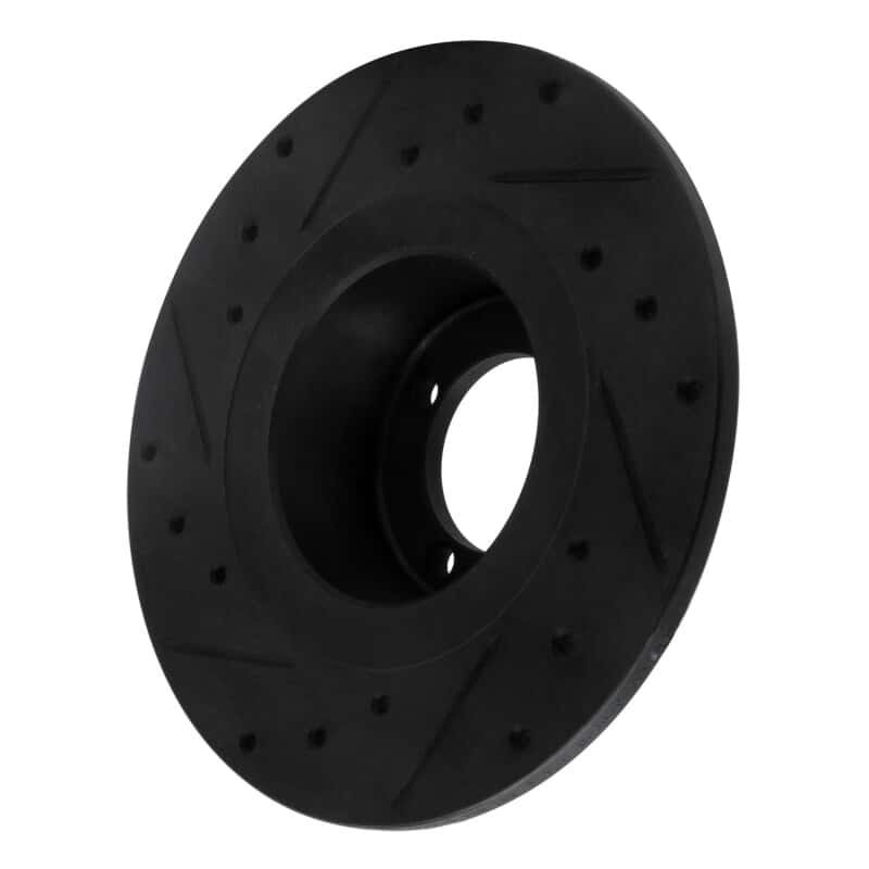 R1 Concepts — R1 67-76 BMW 1600 Front Right Drilled & Slotted Black Brake Rotor
R1 Brake Rotor Drill - view 4