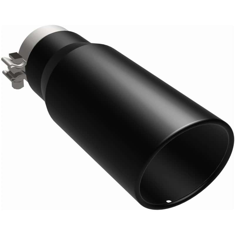 Magnaflow — MagnaFlow Tip Stainless Black Coated Single Wall Round Single Outlet 5in Dia 3.5in Inlet 14.5in L
Stainless Steel
Exhaust Tip - view 27