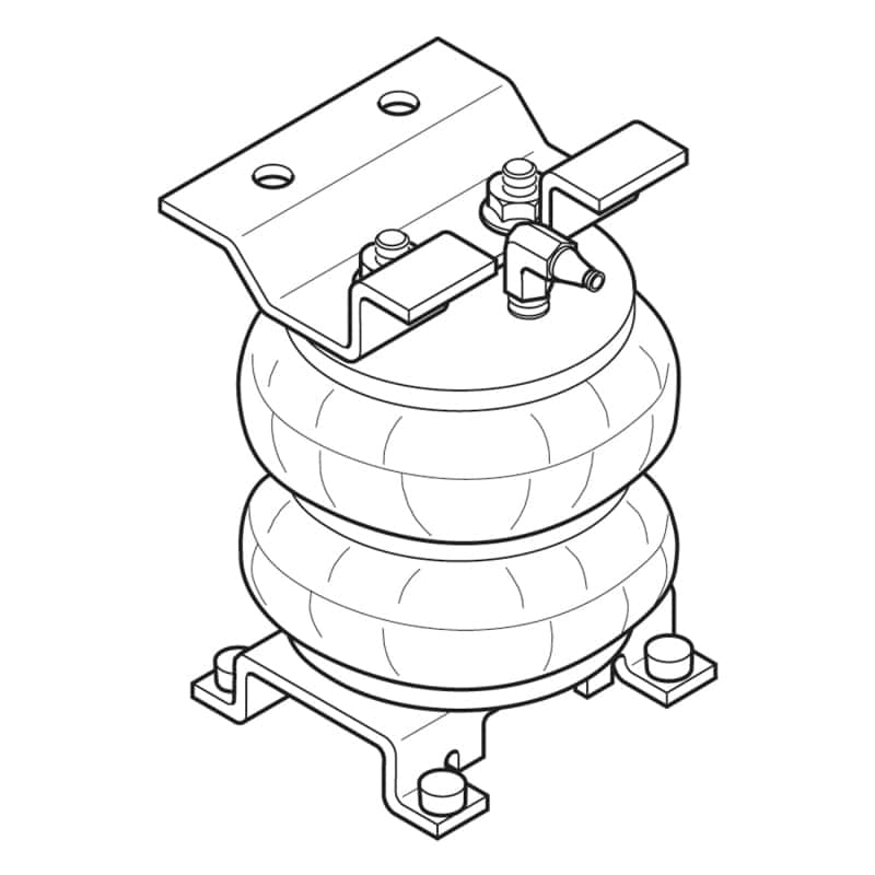 Firestone — Firestone Ride-Rite Air Helper Spring Kit Rear 75-96 Chevrolet P30 RWD (W217602080)
SuspLoadLvlingKt
Ride-Rite Kit - view 1