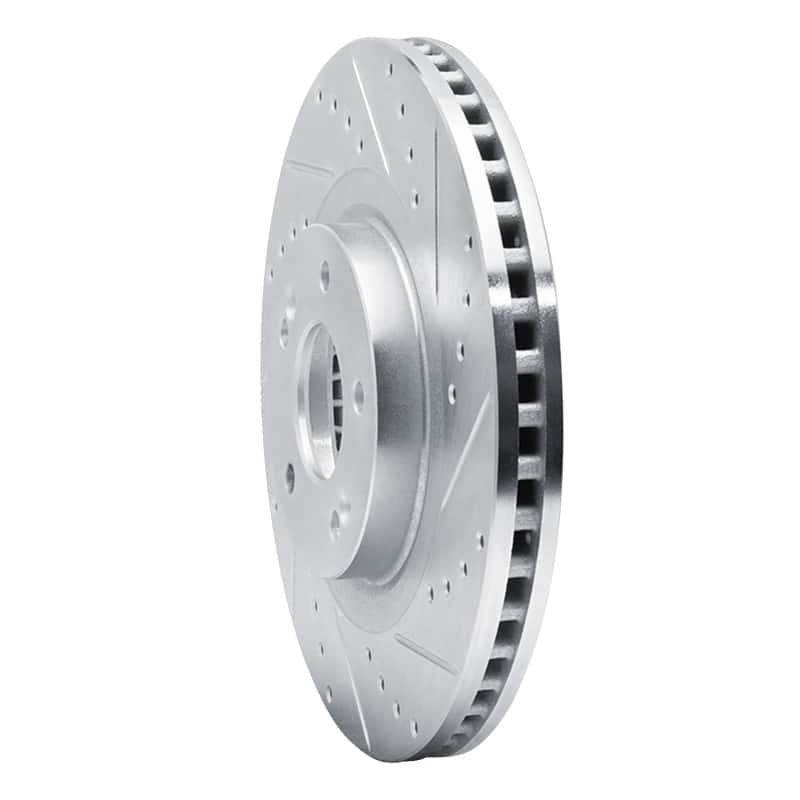 R1 Concepts — R1 15-20 Kia SORENTO Front Right Drilled & Slotted Silver Brake Rotor
R1 Brake Rotor Drill - view 2
