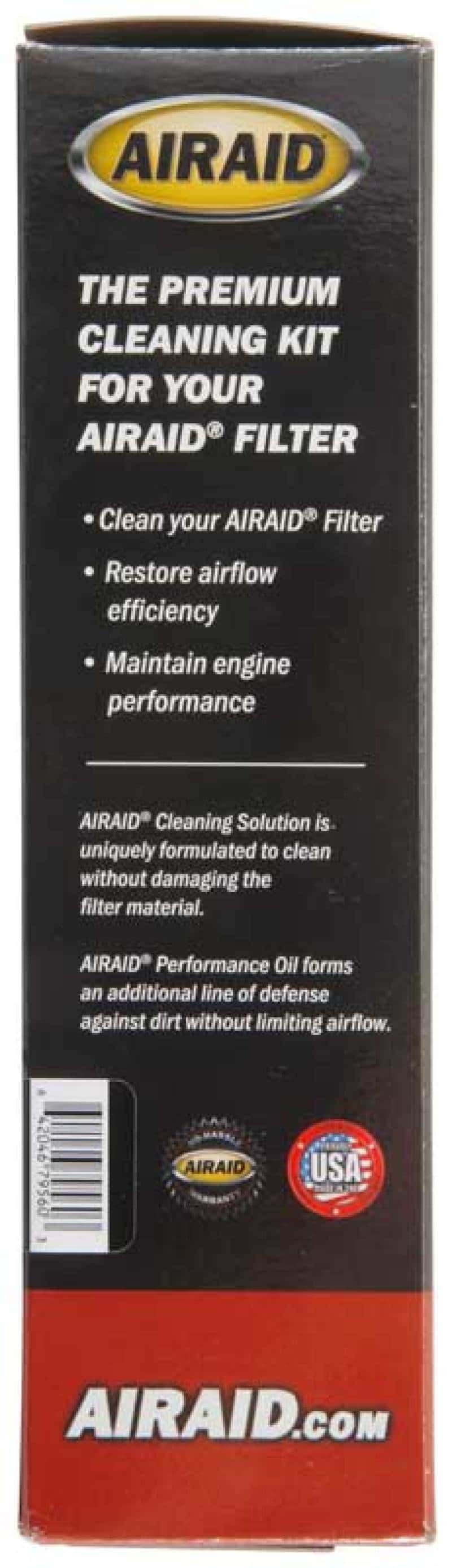 Airaid — Airaid Renew Kit - 12oz Cleaner / 8oz Squeeze Oil
Air Filter Cleaning
Cleaner - view 8