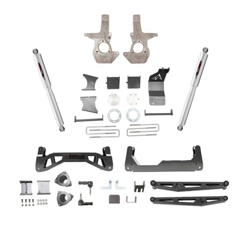 Belltech — Belltech 07-16 Chevrolet Silverado / GMC Sierra 1500 4WD 7-9in Suspension Lift Kit w/ Shocks
LIFT KIT - view 2