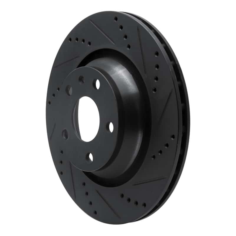 R1 Concepts — R1 08-15 Audi TT Quattro RS Rear Right Drilled & Slotted Black Brake Rotor
R1 Brake Rotor Drill - view 2