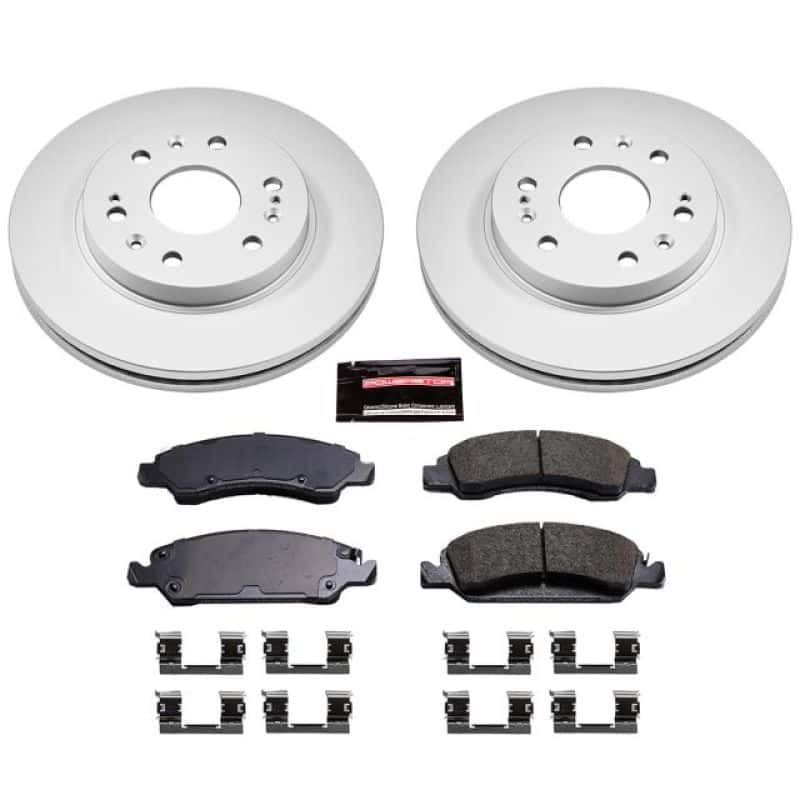 PowerStop — Power Stop 08-19 Cadillac Escalade Front Z17 Evolution Geomet Coated Brake Kit - view 1