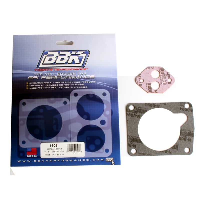 BBK — BBK 94-95 Mustang 5.0 65 70mm Throttle Body Gasket Kit
Throttle Body Gasket
Tb Gasket - view 1