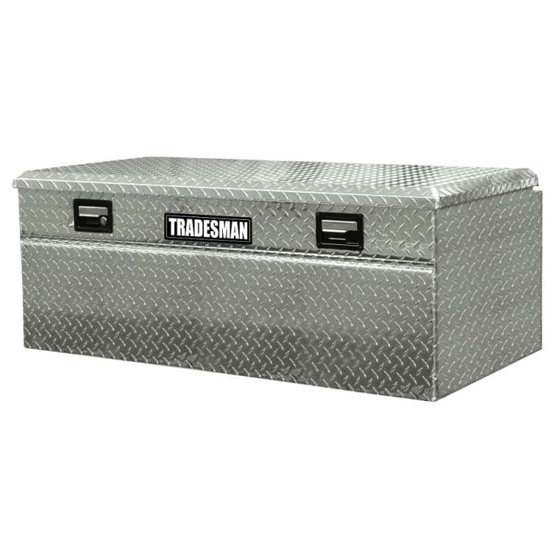 Tradesman — Tradesman Aluminum Flush Mount Truck Tool Box Full/Wide (36in.) - Brite - view 1