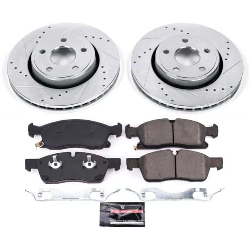 PowerStop — Power Stop 17-19 Jeep Grand Cherokee Front Z23 Evolution Sport Brake Kit - view 1