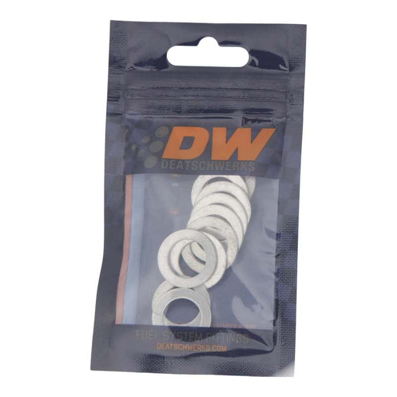 DeatschWerks — DeatschWerks -4 AN Aluminum Crush Washer (Pack of 10) - view 5