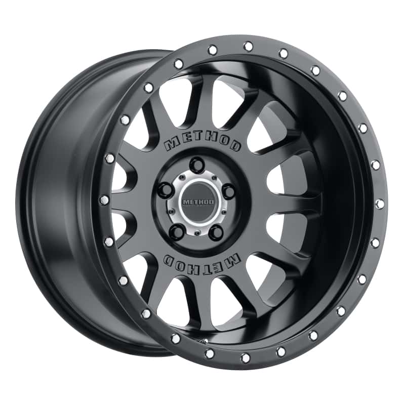 Method Wheels — Method MR605 NV 20x10 -24mm Offset 5x5 71.5mm CB Matte Black Wheel - view 1