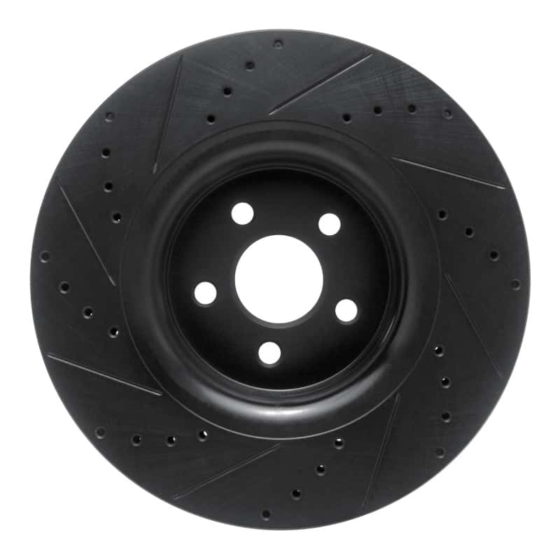 R1 Concepts — R1 15-21 Ford Edge Front Right Drilled & Slotted Black Brake Rotor
R1 Brake Rotor Drill - view 5