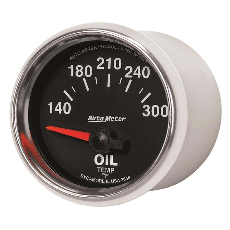 AutoMeter — Autometer GS 52mm 140-300 Deg F Short Sweep Electronic Oil Temperature Gauge
2-1/16" OIL TEMP, 14 - view 3