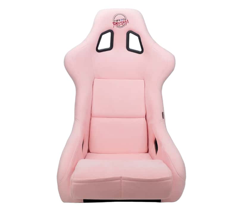 NRG — NRG FRP Bucket Seat PRISMA Edition W/ pearlized Back Pink Alcantara - Large - view 1