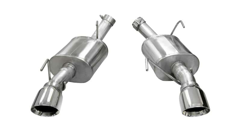 CORSA Performance — Corsa 2005-2010 Ford Mustang Shelby GT500 5.4L V8 Polished Xtreme Axle-Back Exhaust
Exhaust - view 1