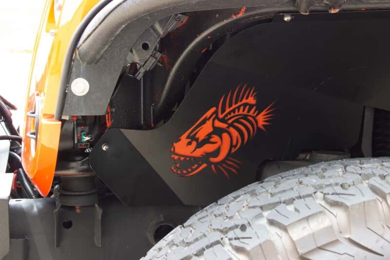 Fishbone Offroad — Fishbone Offroad 07-18 Jeep Wrangler JK Inner Fender Accent Plate - view 8