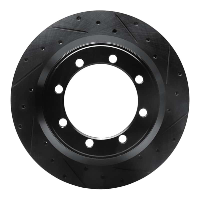 R1 Concepts — R1 99-04 Ford F-350 Super Duty 4WD Rear Right Drilled & Slotted Black Brake Rotor
R1 Brake Rotor Drill - view 1