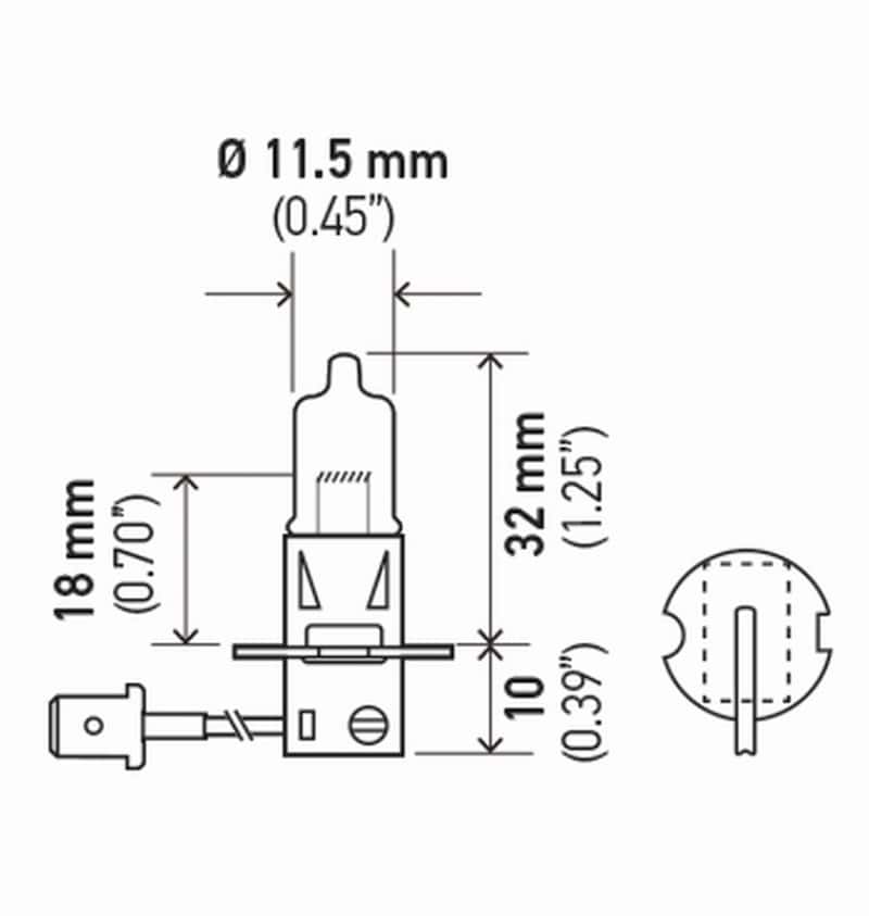 Hella — Hella Bulb H3 12V 55W Pk22S T325 (2)
H3TB Halogen Bulb - view 4