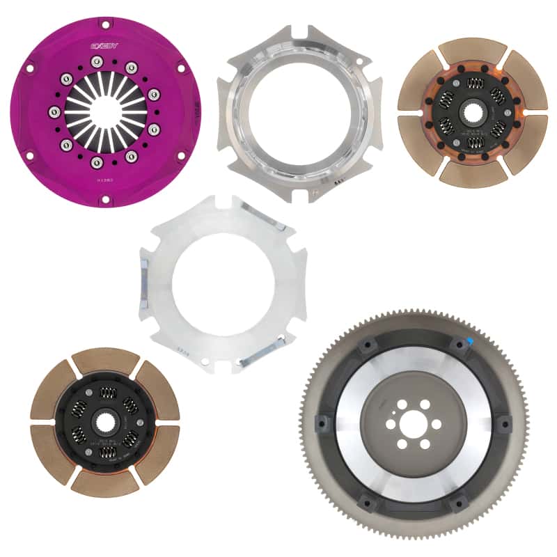 Exedy — Exedy 1989-1998 Nissan 240SX L4 Hyper Twin Cerametallic Clutch Sprung Center Disc Push Type Cover
Hyper Multi Series
Clutch Kit - view 3