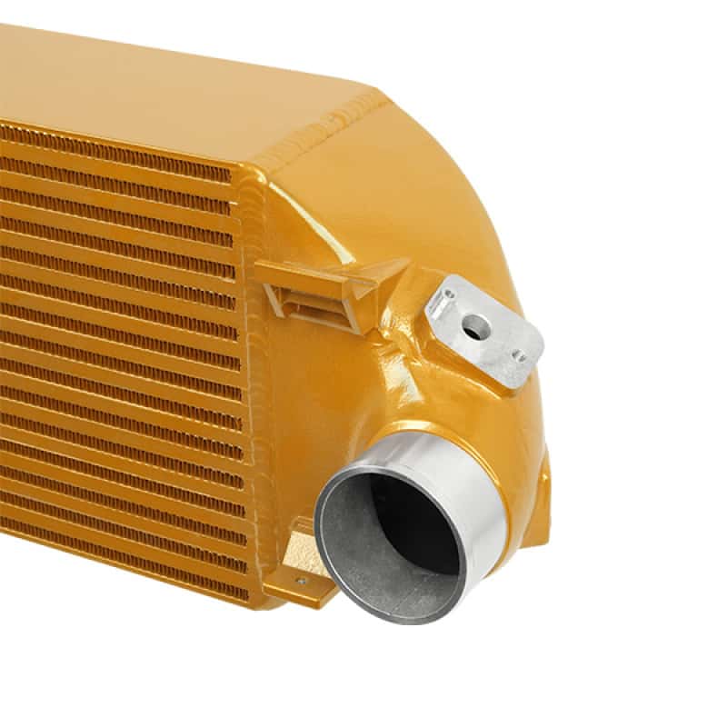Mishimoto — Mishimoto 2013+ Ford Focus ST Gold Intercooler w/ Polished Pipes - view 7