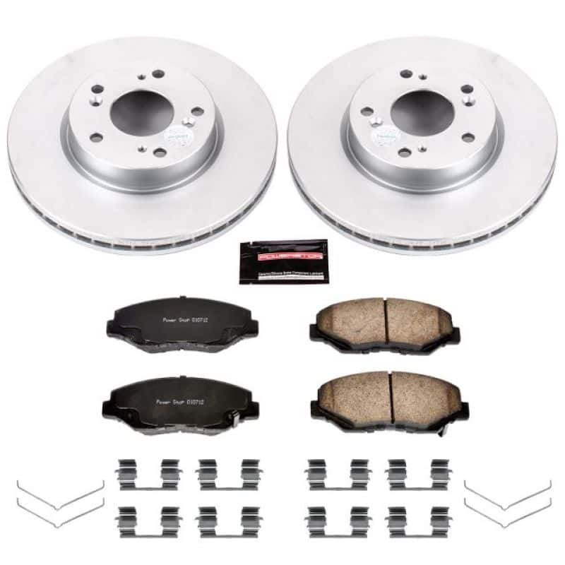 PowerStop — Power Stop 2013 Acura ILX Front Z17 Evolution Geomet Coated Brake Kit - view 1