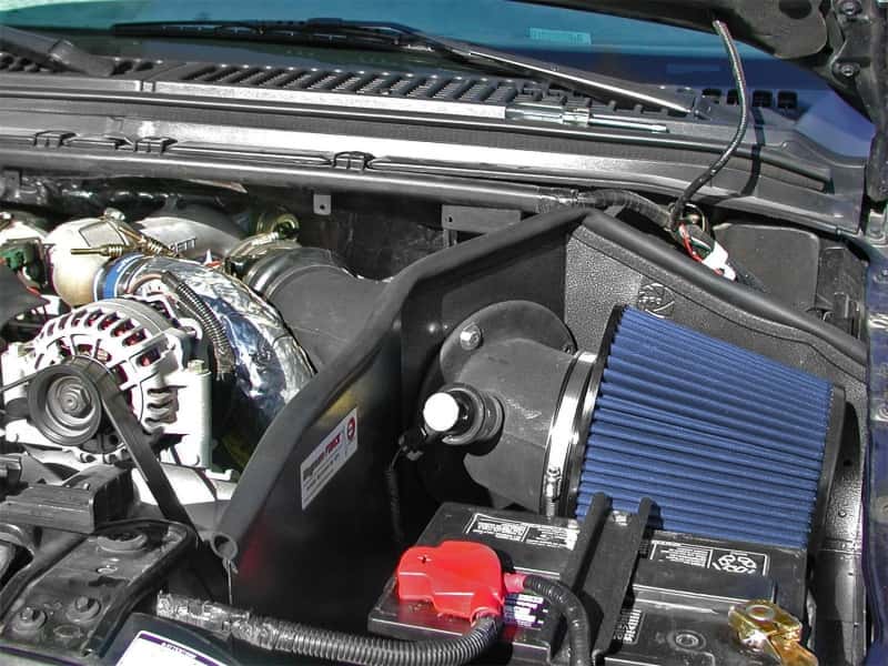 aFe — aFe MagnumFORCE Intakes Stage-2 P5R AIS P5R Ford Diesel Trucks 99-03 V8-7.3L (td)
Magnum FORCE Intake
AirIntKt - view 8