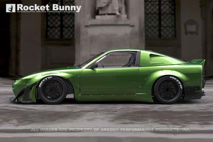 GReddy — GReddy RPS13 V2 Rocket Bunny Aero Side Skirts Only - view 2